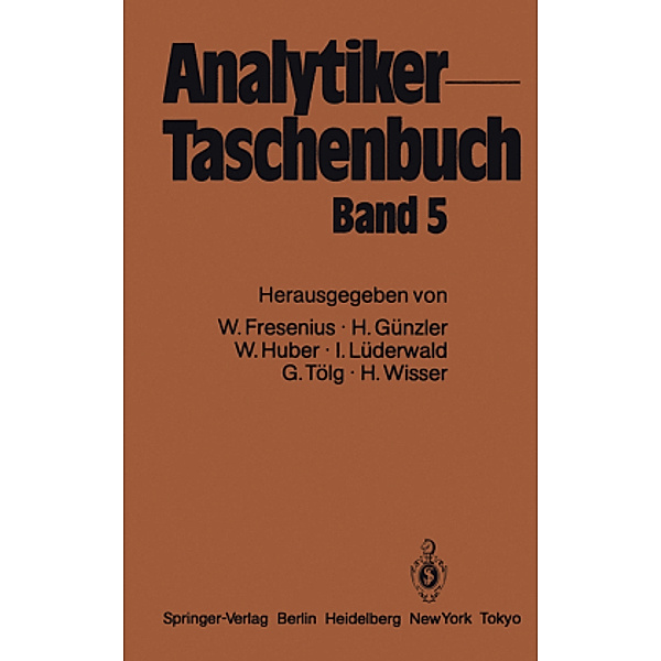 Analytiker-Taschenbuch: Bd.5 Analytiker-Taschenbuch