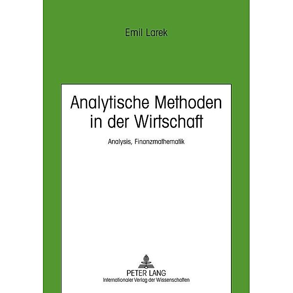 Analytische Methoden in der Wirtschaft, Hochschule Wismar