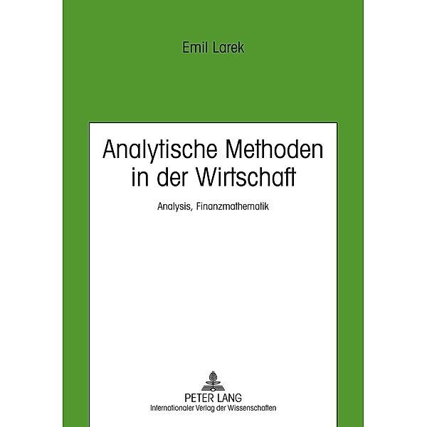 Analytische Methoden in der Wirtschaft, Emil Larek