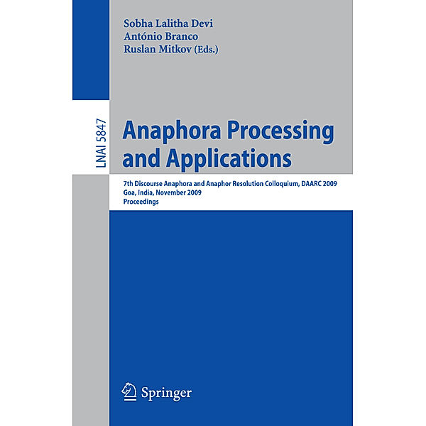 Anaphora Processing and Applications