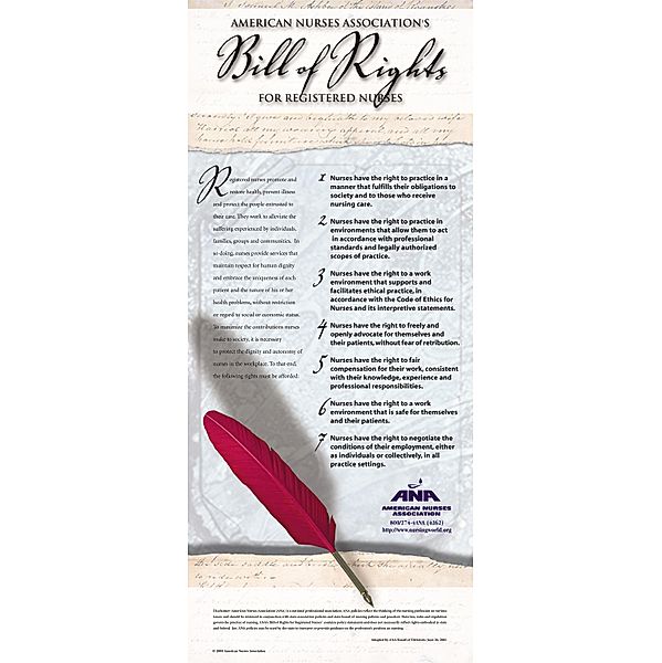 ANA's Bill of Rights for Nurses