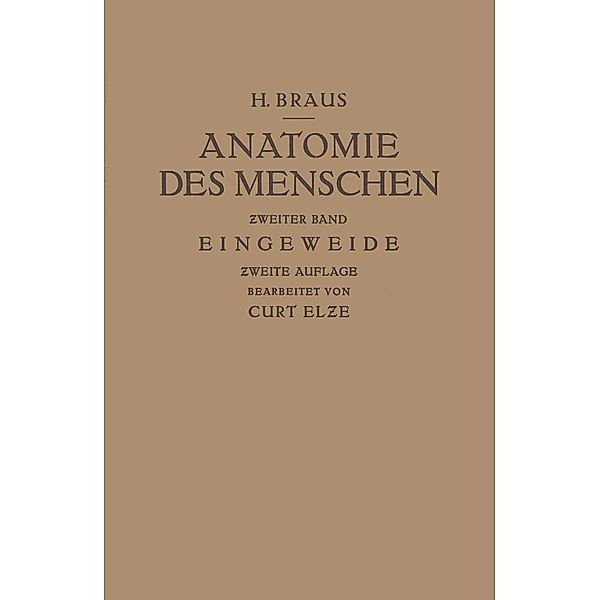 Anatomie des Menschen, Hermann Braus