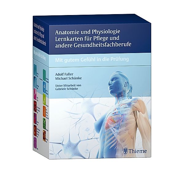 Anatomie und Physiologie Lernkarten für Pflege und andere Gesundheitsfachberufe, Adolf Faller, Michael Schünke