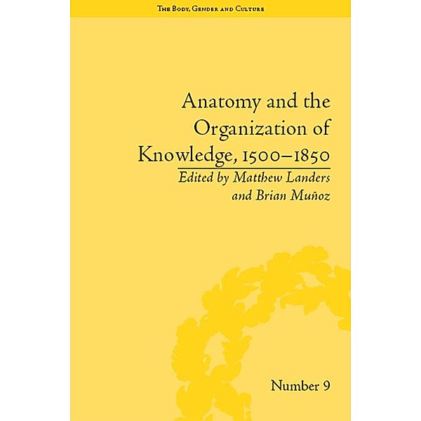 Anatomy and the Organization of Knowledge, 1500-1850, Brian Munoz