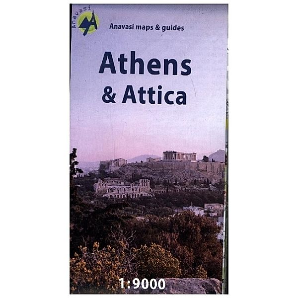 Anavasi City Map Athens, Attica