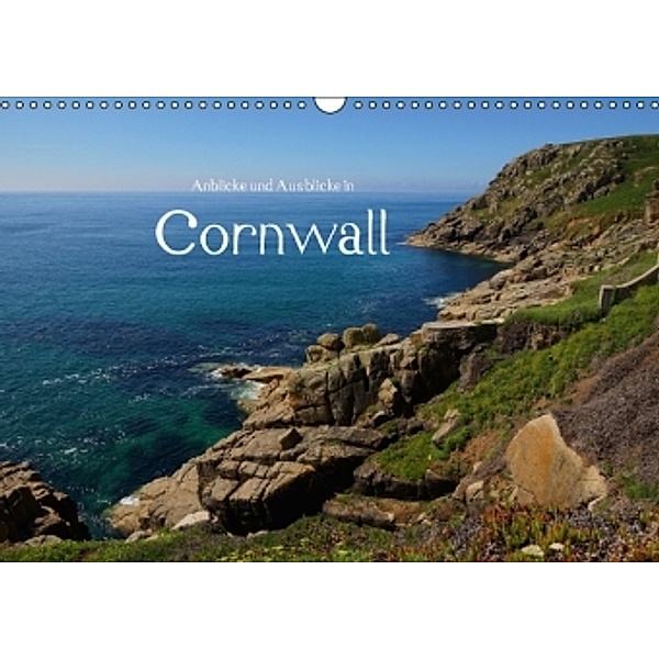 Anblicke und Ausblicke in Cornwall (Wandkalender 2016 DIN A3 quer), Ulrike Schäfer