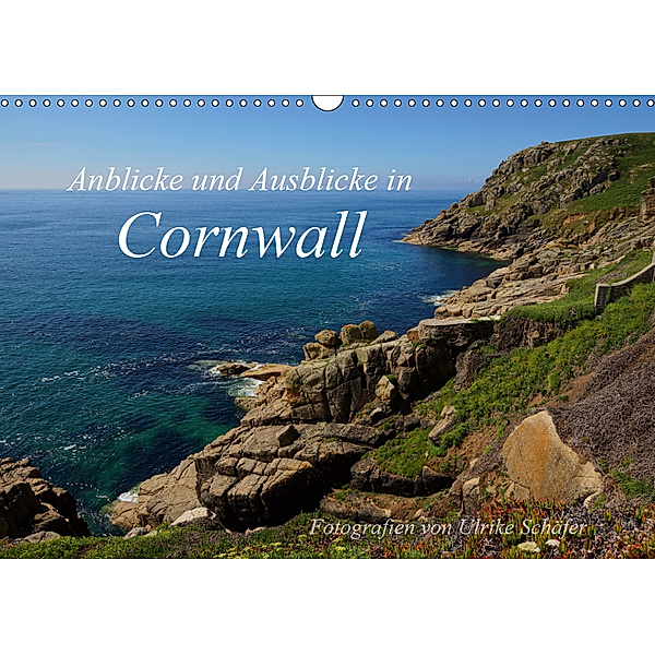 Anblicke und Ausblicke in Cornwall (Wandkalender 2019 DIN A3 quer), Ulrike Schäfer