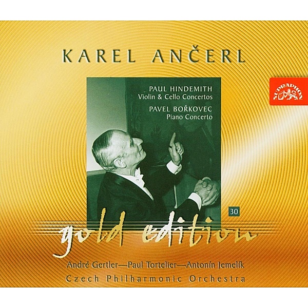 Ancerl Gold Edition Vol.30-Violinkonzert/+, Jemelik, Gertler, Ancerl, Tschechische Philh.