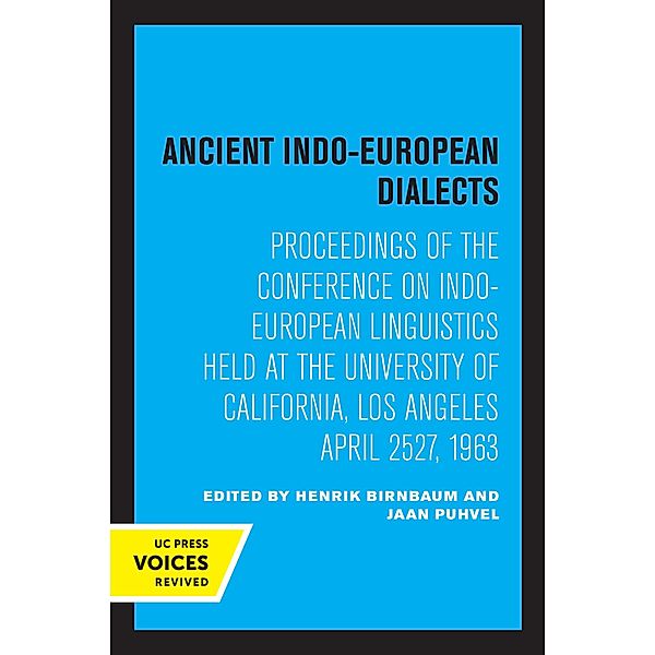 Ancient Indo-European Dialects