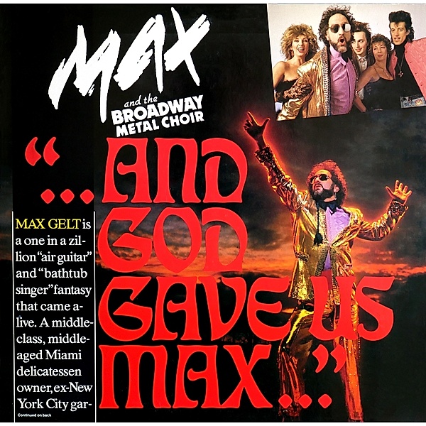 AND GOD GAVE US MAX, Max & The Broadway Metal Choir