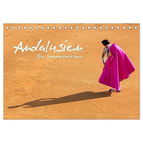 Andalusien - Ein Sommermärchen (Tischkalender 2024 DIN A5 quer), CALVENDO Monatskalender, Alexander Kuffner