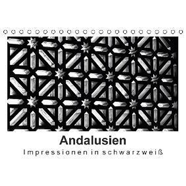 Andalusien Impressionen in schwarzweiß (Tischkalender 2015 DIN A5 quer), Britta Knappmann
