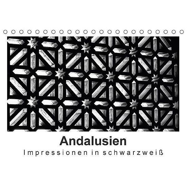 Andalusien Impressionen in schwarzweiß (Tischkalender 2017 DIN A5 quer), Britta Knappmann