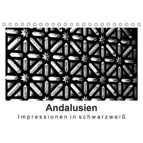 Andalusien Impressionen in schwarzweiß (Tischkalender 2018 DIN A5 quer), Britta Knappmann