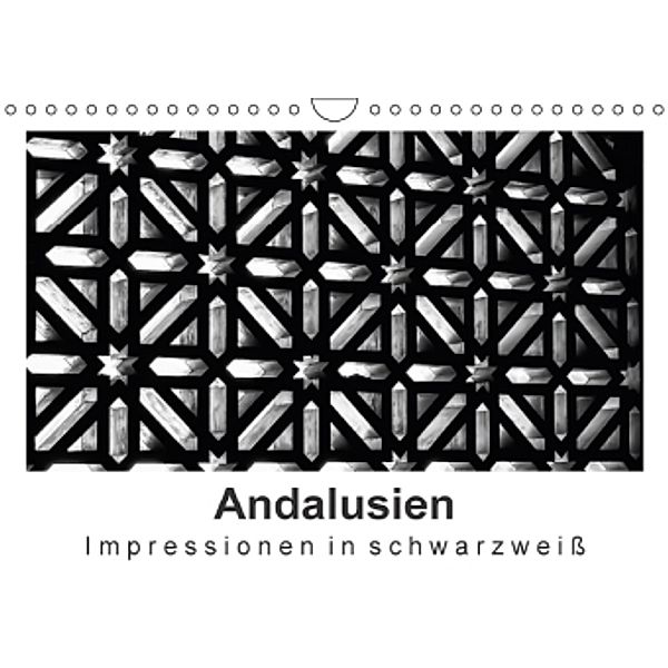 Andalusien Impressionen in schwarzweiß (Wandkalender 2016 DIN A4 quer), Britta Knappmann