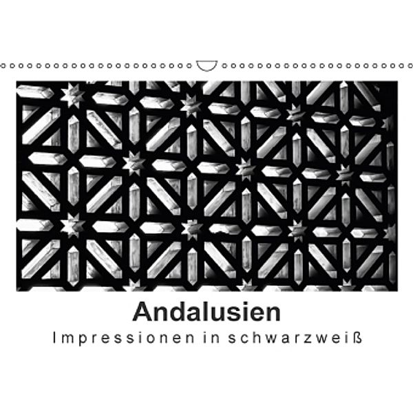 Andalusien Impressionen in schwarzweiß (Wandkalender 2016 DIN A3 quer), Britta Knappmann