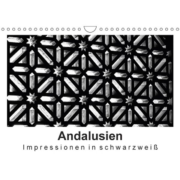 Andalusien Impressionen in schwarzweiß (Wandkalender 2017 DIN A4 quer), Britta Knappmann