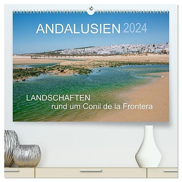 Andalusien - Landschaften rund um Conil de la Frontera (hochwertiger Premium Wandkalender 2024 DIN A2 quer), Kunstdruck in Hochglanz, Doris Müller