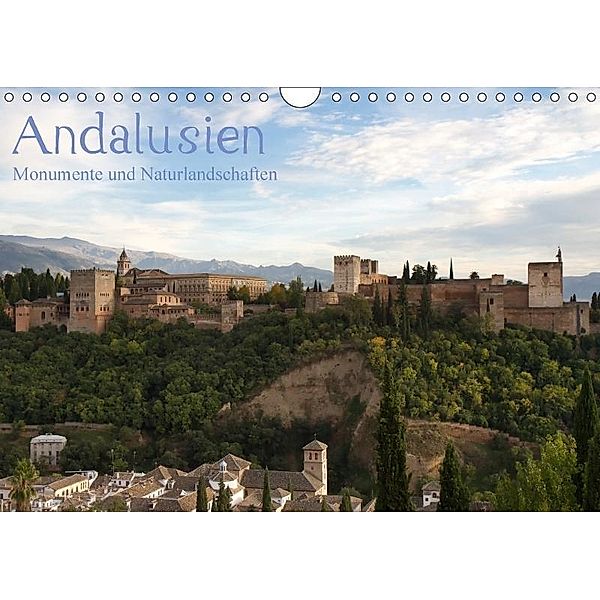 Andalusien - Monumente und Naturlandschaften (Wandkalender 2017 DIN A4 quer), Juergen Schonnop