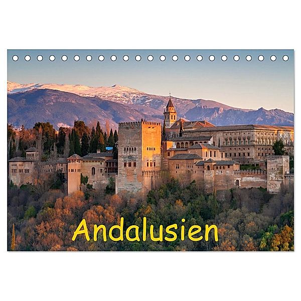 Andalusien - Spanien (Tischkalender 2024 DIN A5 quer), CALVENDO Monatskalender, insideportugal