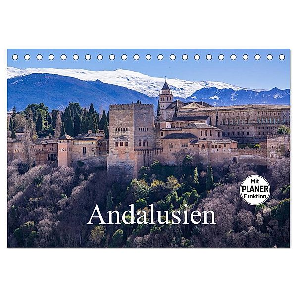 Andalusien (Tischkalender 2024 DIN A5 quer), CALVENDO Monatskalender, Michael Fahrenbach