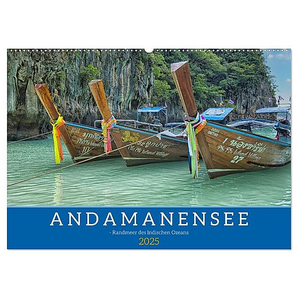 Andamanensee Randmeer des Indischen Ozeans (Wandkalender 2025 DIN A2 quer), CALVENDO Monatskalender, Calvendo, Bernd Hartner
