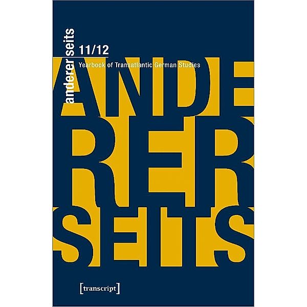 andererseits - Yearbook of Transatlantic German Studies