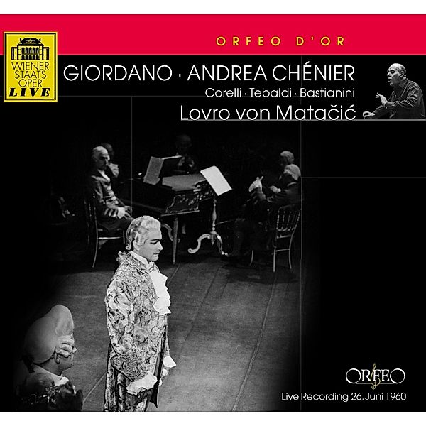 Andrea Chenier, Corelli, Tebaldi, Bastianini, Matacic, Wso