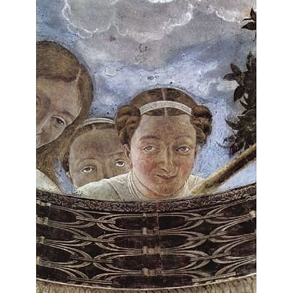 Andrea Mantegna - Freskenzyklus in der Camera degli Sposi im Palazzo Duccale in Mantua, Frauenkopf - 200 Teile (Puzzle)