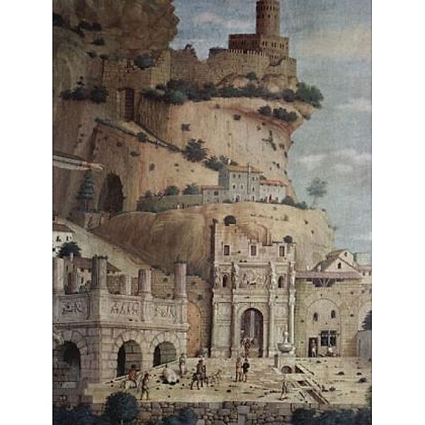 Andrea Mantegna - Hl. Sebastian, Detail: Ruinenarchitektur - 1.000 Teile (Puzzle)