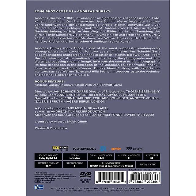 Andreas Gursky - Long Shot Close Up DVD bei Weltbild.de bestellen
