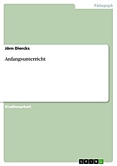 Anfangsunterricht - eBook - Jörn Diercks,