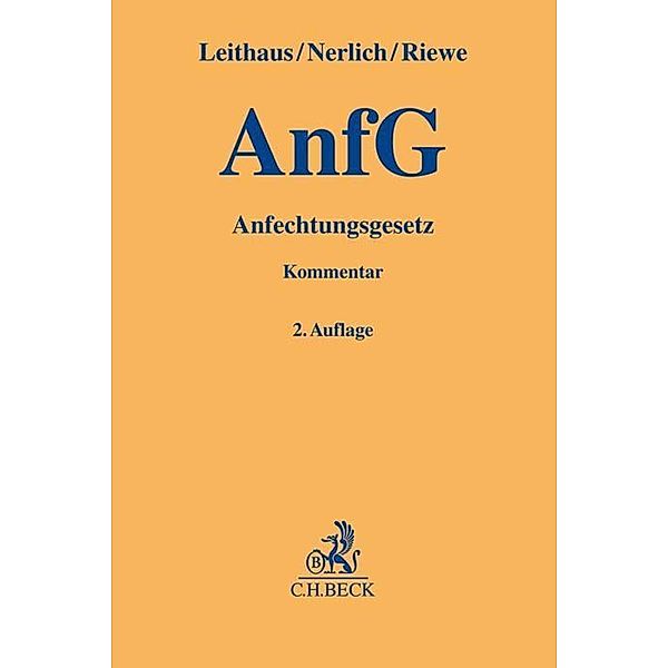 Anfechtungsgesetz, Christoph Niehus, Rolf Leithaus, Jörg Nerlich, Anne Deike Riewe