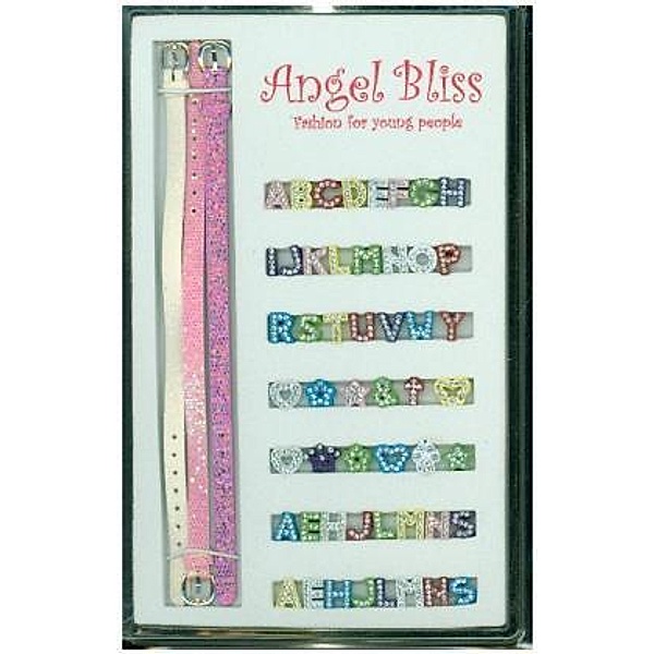Angel Bliss mit 51 Buchstaben, Symbole + 3 Armbändern