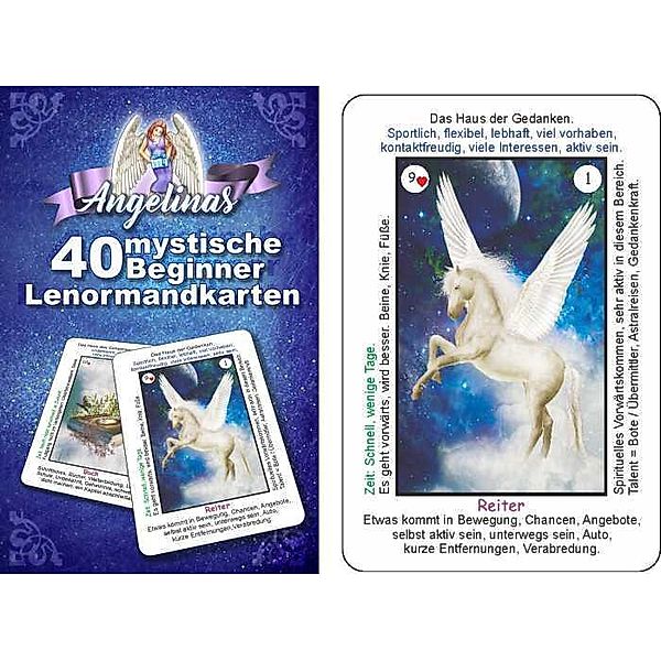 Angelinas 40 mystische Beginner - Lenormandkarten, Angelina Schulze