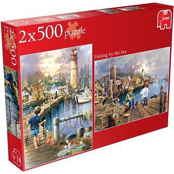 Angeln am Meer (Puzzle)