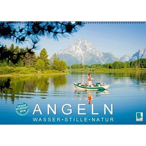 Angeln - Wasser, Stille und Natur (Wandkalender 2016 DIN A2 quer), Calvendo