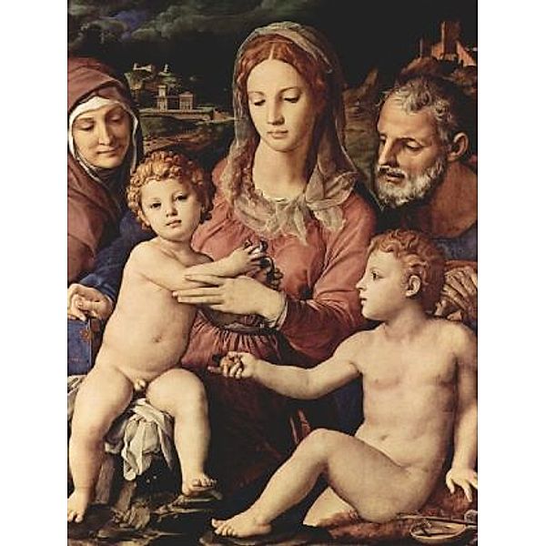 Angelo Bronzino - Heilige Familie mit Hl. Anna und Johannes dem Täufer - 2.000 Teile (Puzzle)