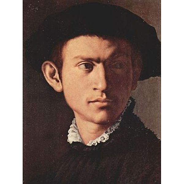 Angelo Bronzino - Porträt eines jungen Mannes mit Laute, Detail - 100 Teile (Puzzle)