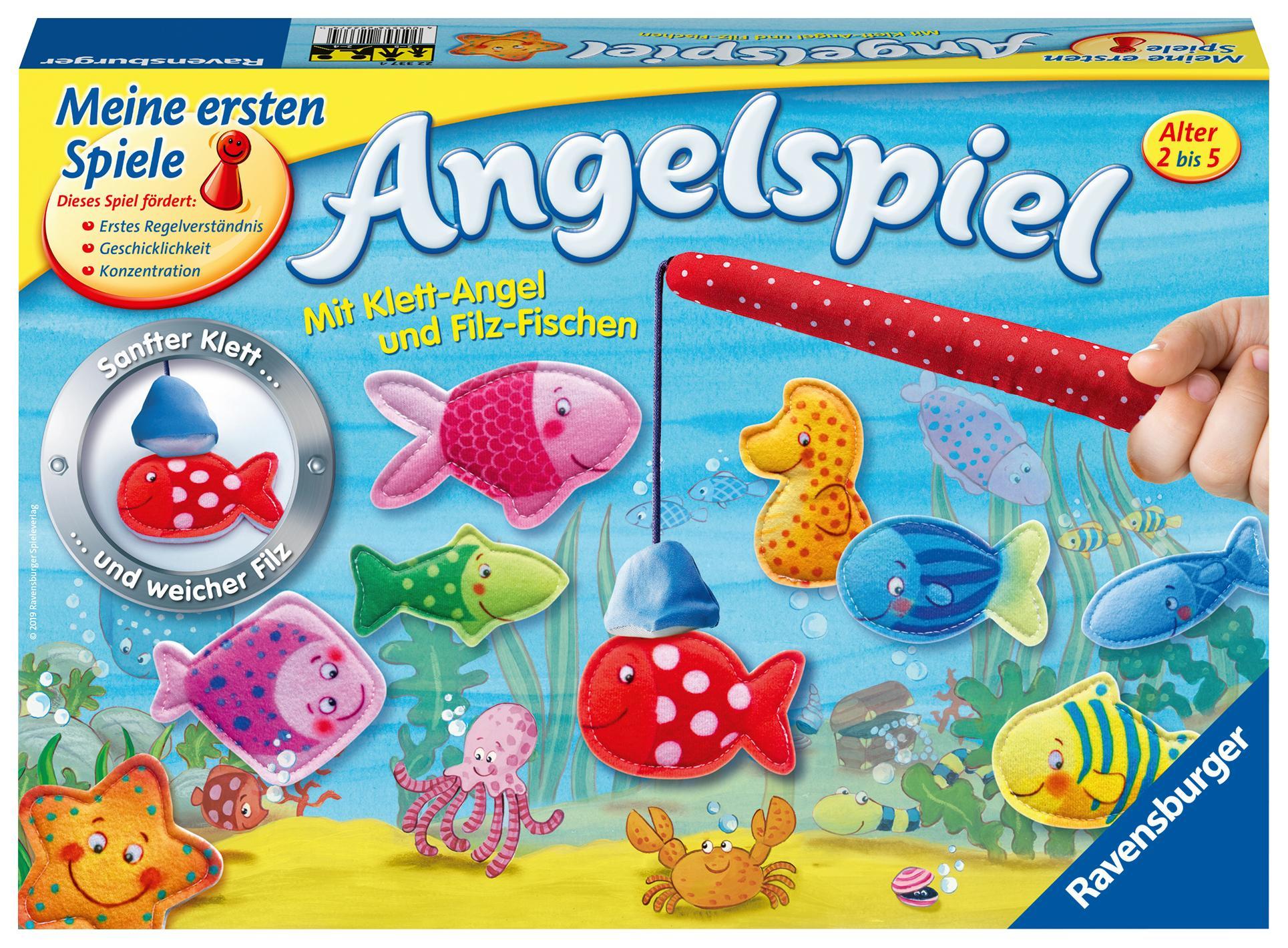 Magnet Angelspiel Wasserspiel Fische Angeln Lernspiel für Kinder Angel Geschenk 