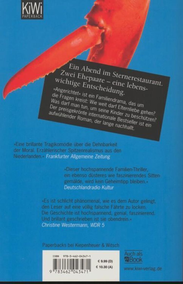 Angerichtet Buch von Herman Koch jetzt bei Weltbild.ch bestellen