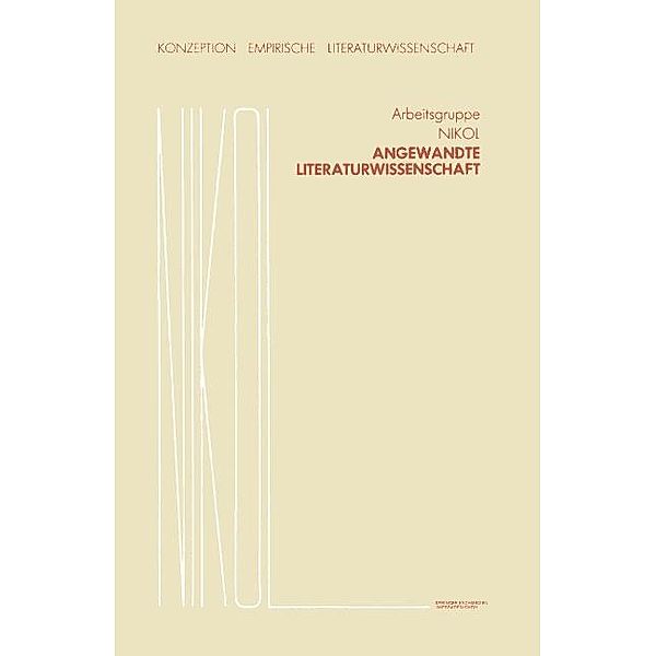 Angewandte Literaturwissenschaft