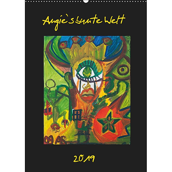 Angie`s bunte Welt (Wandkalender 2019 DIN A2 hoch), Angie Stern