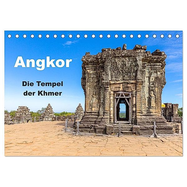 Angkor - Die Tempel der Khmer (Tischkalender 2024 DIN A5 quer), CALVENDO Monatskalender, Henning Marquardt