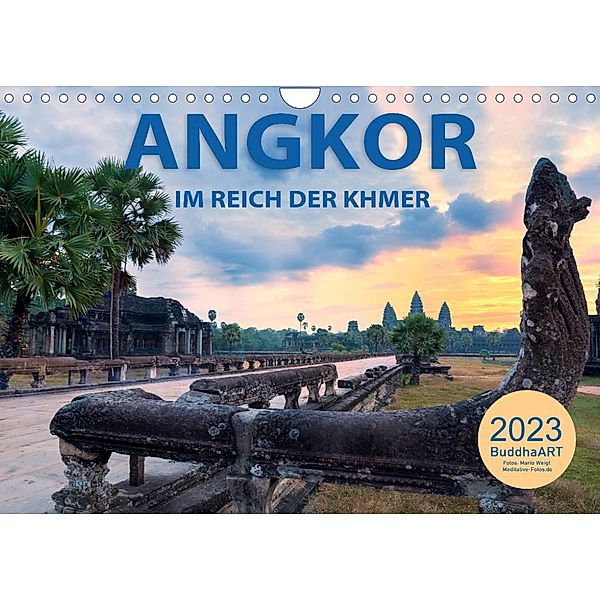 ANGKOR - IM REICH DER KHMER (Wandkalender 2023 DIN A4 quer), BuddhaART