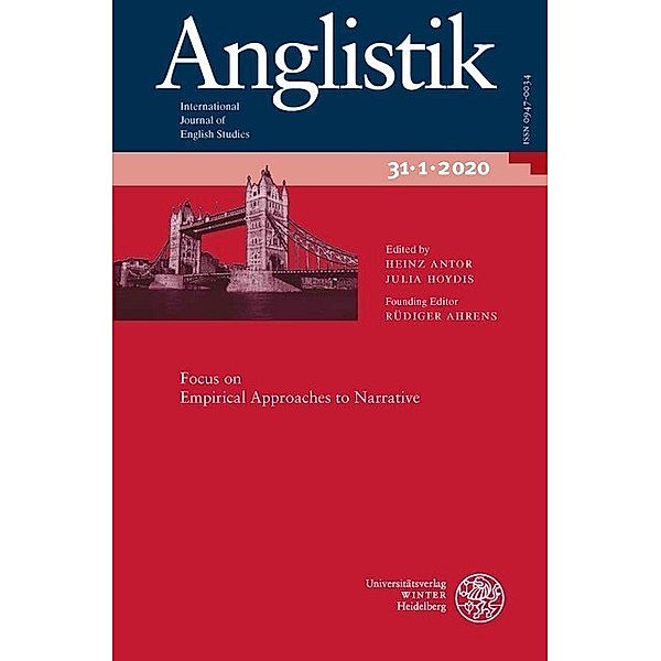 Anglistik. International Journal of English Studies. Volume 31:1 (2020)