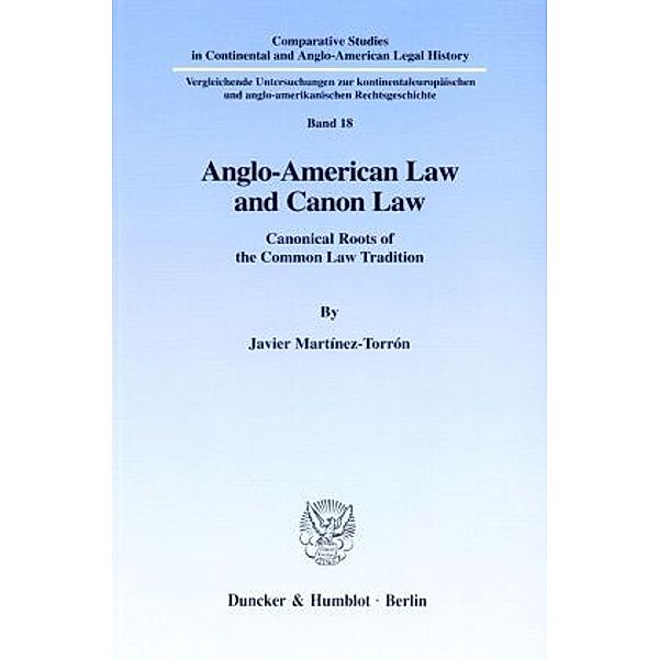 Anglo-American Law and Canon Law., Javier Martínez-Torrón