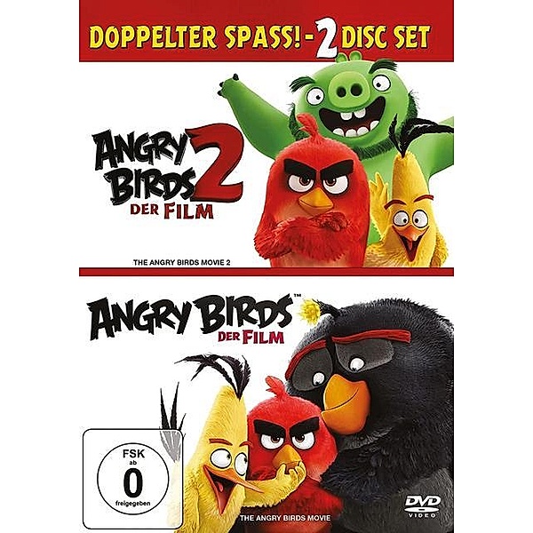 Angry Birds-Der Film & Angry Birds 2-Der Film - 2 Disc DVD