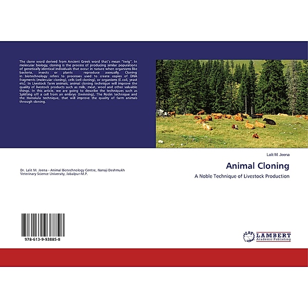 Animal Cloning, Lalit M. Jeena