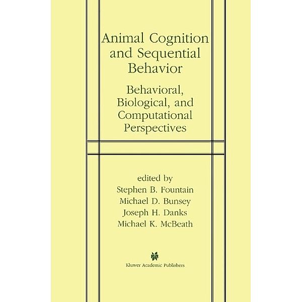 Animal Cognition and Sequential Behavior